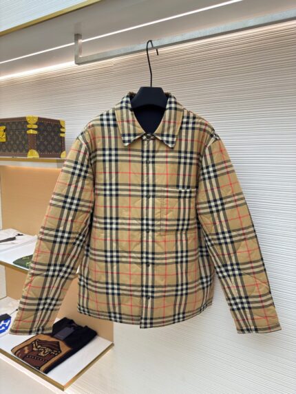 Burberry Reversible Plaid Temperature Control Jacket