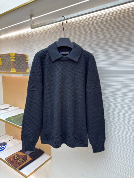 Louis Vuitton checkerboard embossed sweater