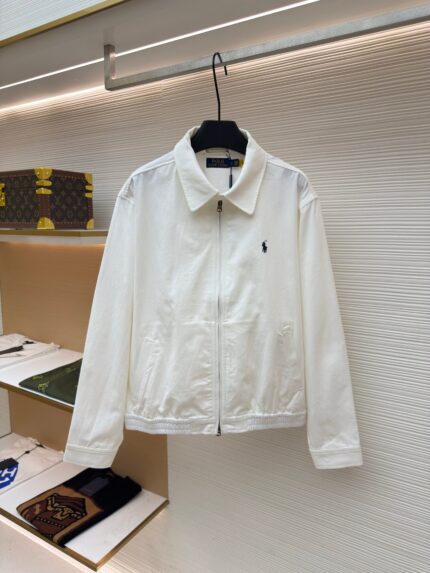 Ralph Lauren embroidered zip-up jacket