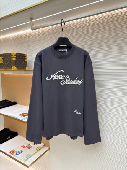 Acne Studios Embroidered Logo Long-Sleeve