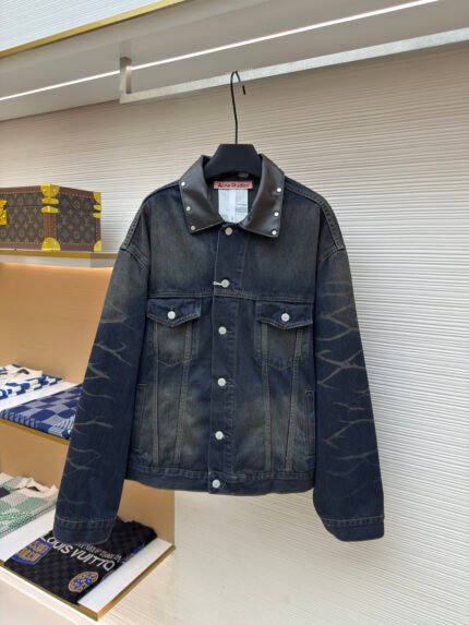 Acne Studios Embroidered Denim Jacket