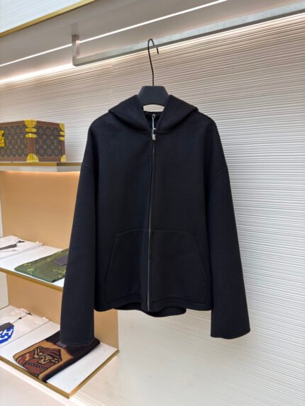 Acne Studios Scandinavian minimalist double-faced wool cashmere coat