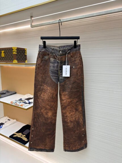 Acne Studios 3D Optical Transformation Retro Print Jeans