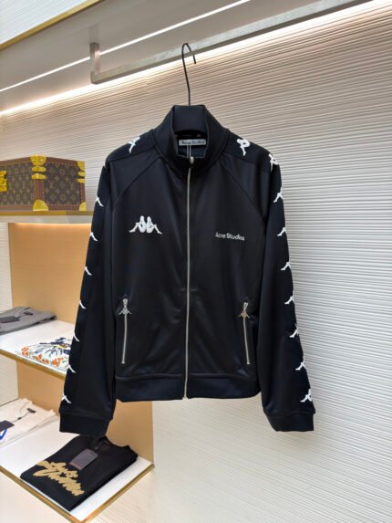 Acne Studios x Kappa Logo Zip Sweatshirt