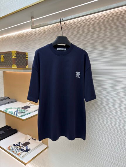 Acne Studios Logo-Print Short-Sleeve Top