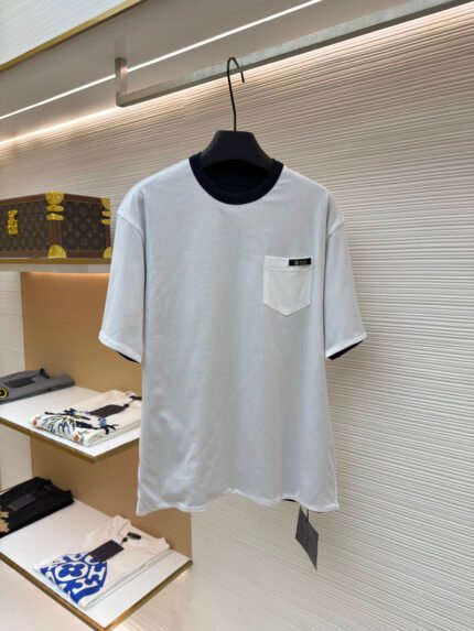 Prada Reversible Logo Short-Sleeve Top