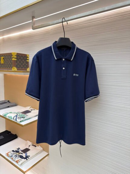 Prada Logo-Embroidered Drawstring Polo Shirt