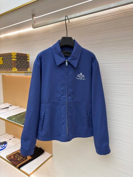 Prada Contrast-Logo Jacket