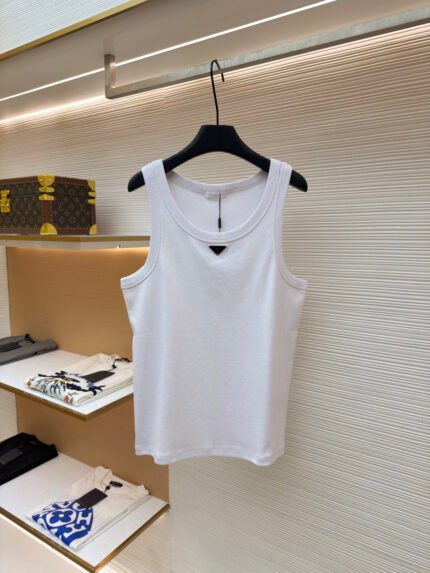 Prada Vest with Front Triangle Logo