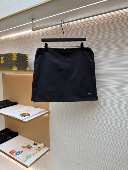 Prada Triangle Logo Skirt [Women's]