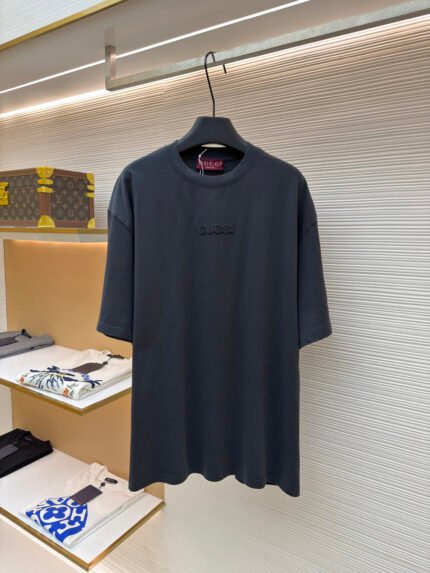 Gucci Logo-Embroidered Short-Sleeve Top