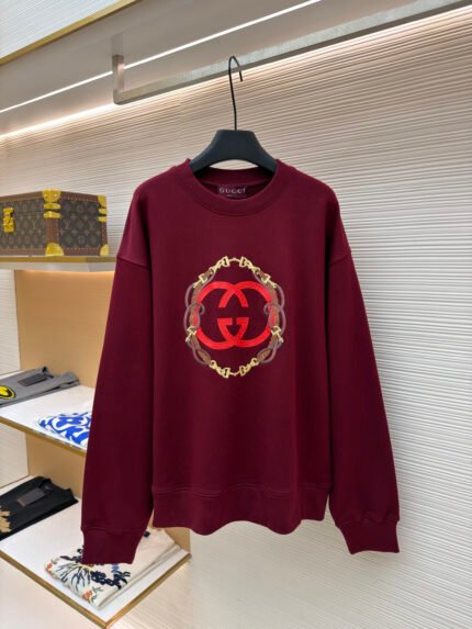 Gucci Horsebit Web Crewneck Sweatshirt