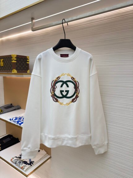 Gucci Horsebit Web Crewneck Sweatshirt