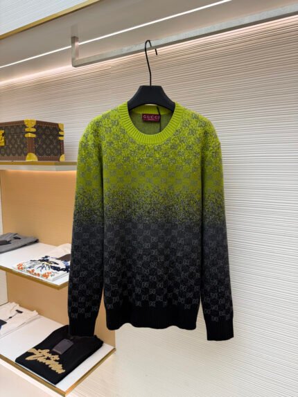Gucci Gradient Jacquard Knit Sweater