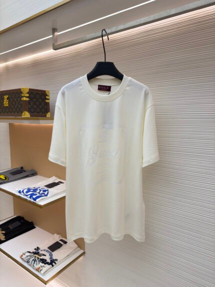 Gucci "Buddha City" Print Crewneck Short-Sleeve T-Shirt