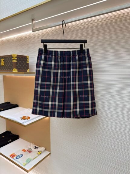 Gucci Contrast-Stripe Shorts