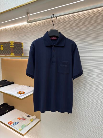 Gucci Embroidered Cotton Piqué Polo Shirt