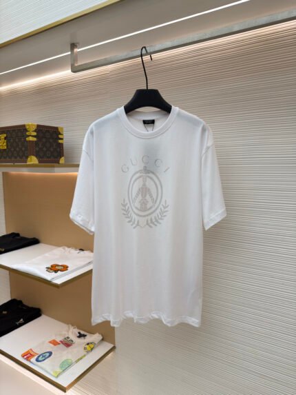 Gucci Armor Logo Crewneck Short-Sleeve T-Shirt