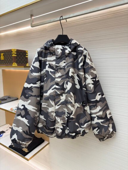 Balenciaga Camouflage Ski Collection — Bomber Jacket
