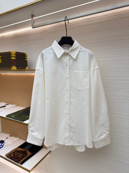 Balenciaga Printed Shirt Jacket