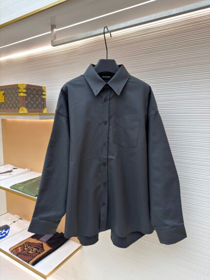 Balenciaga Printed Shirt Jacket