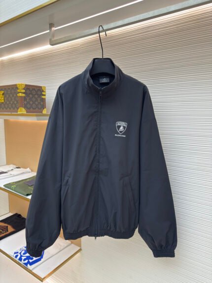 Balenciaga Back-Embroidered Hoodie