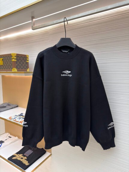Balenciaga 3B Embroidered Wool Sweater