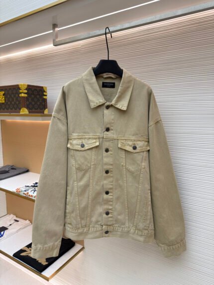 Balenciaga Embroidered Denim Jacket