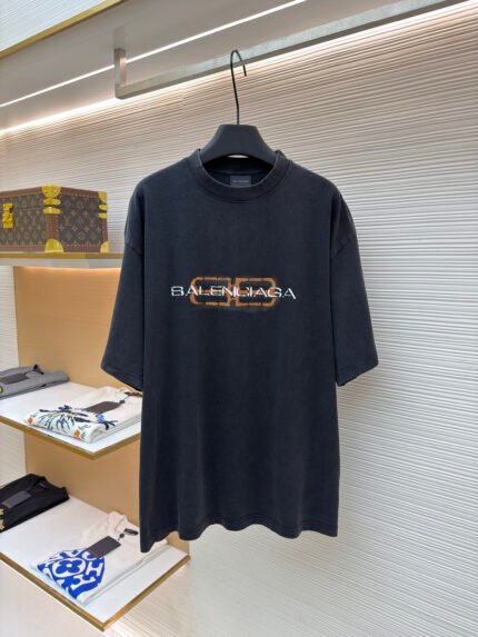 Balenciaga BB Icon Print Short-Sleeve T-Shirt