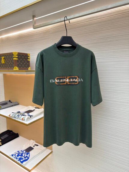 Balenciaga BB Icon Print Short-Sleeve T-Shirt