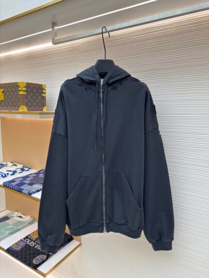 Balenciaga Logo Tape Zip Jacket