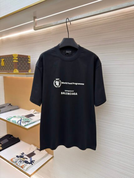 Balenciaga x WFP 2nd Gen Collab Short-Sleeve T-Shirt (Logo)