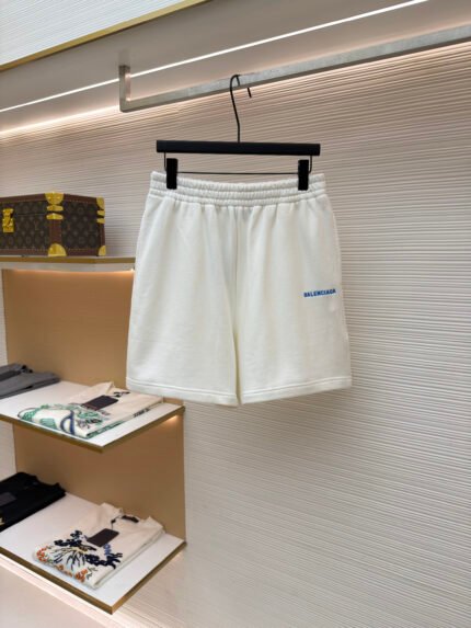 Balenciaga Logo-Embroidered Shorts