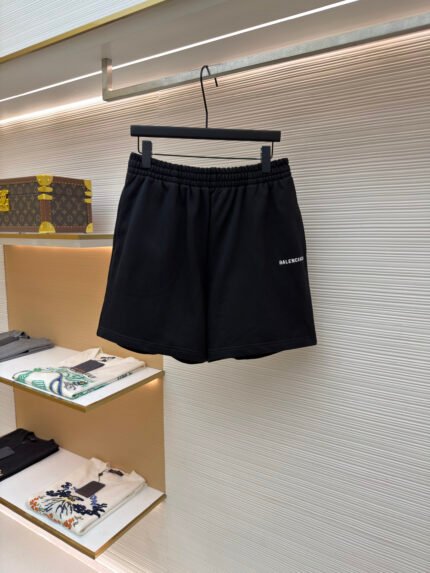 Balenciaga Logo-Embroidered Shorts