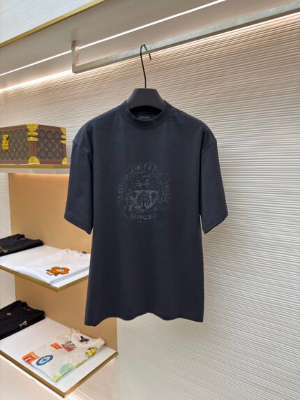 Balenciaga Cotton Badge-Print T-Shirt