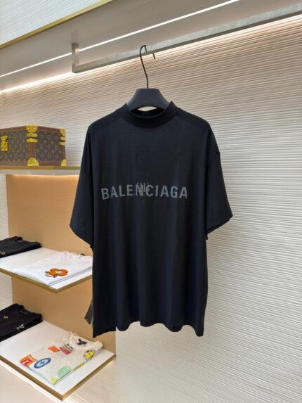 Balenciaga Reversible T-Shirt with Letter Logo Print