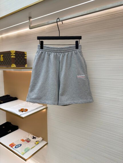 Balenciaga Cola-Embroidered Shorts