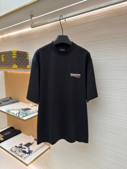 Balenciaga Cola-Embroidered Short-Sleeve T-Shirt