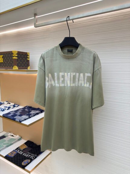 Balenciaga Masking Tape Short-Sleeve T-Shirt