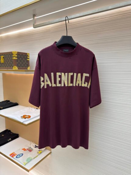 Balenciaga Masking Tape Short-Sleeve T-Shirt