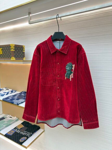 Dior Flocked CD Patch Shirt