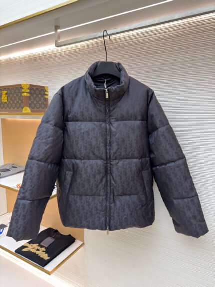Dior Monogram-Print Down Jacket