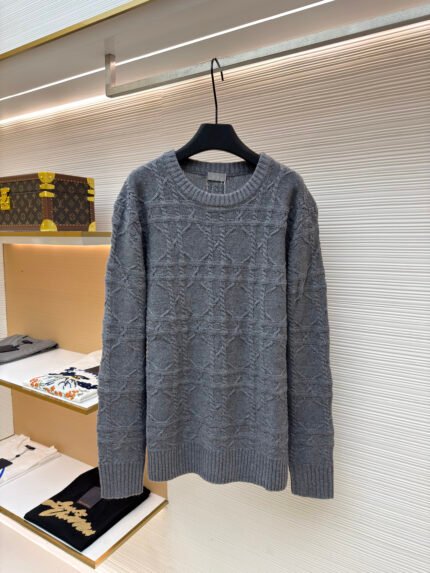 DIOR Cashmere Cannage Knit Sweater
