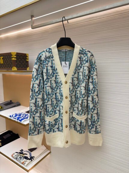Dior Monogram Knitted Cardigan
