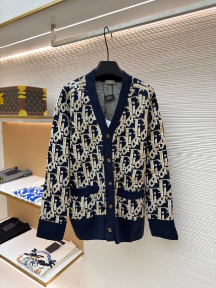 Dior Monogram Knitted Cardigan