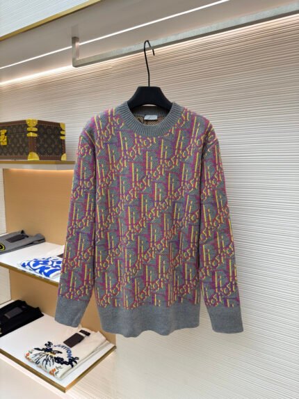 Dior Oblique Jacquard Knit Sweater