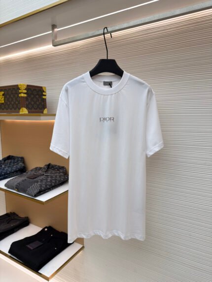 Dior Reflective Triangular Icon Crew-Neck Short-Sleeve T-Shirt