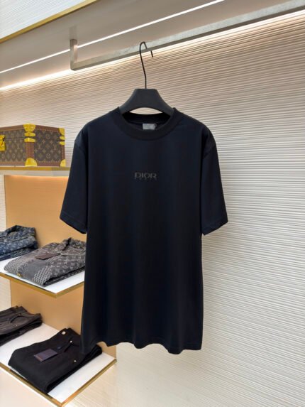 Dior Reflective Triangular Icon Crew-Neck Short-Sleeve T-Shirt