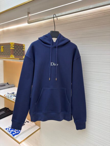 Dior Classic Logo Embroidered Hoodie