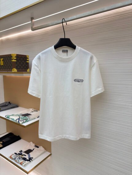 Dior Box Embroidered Short-Sleeve Shirt